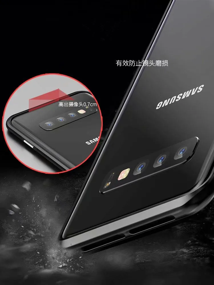 Алюминий металлический бампер для samsung Galaxy S10 плюс Чехол Slim ударопрочный телефон рамка броня для samsung S10 случае S10Plus S 10