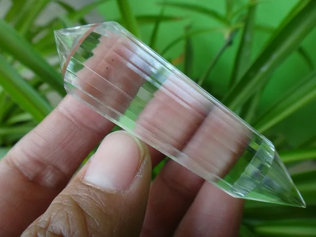

A++ 24 sided VOGEL Style Clear QUARTZ CRYSTAL DT Wand POINT 38g