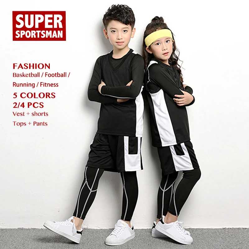 

Men College Basketball Jerseys Boys Girls Football Tracksuits Children Training Soccer Uniforms Shorts Kids Sportswear Set Suits