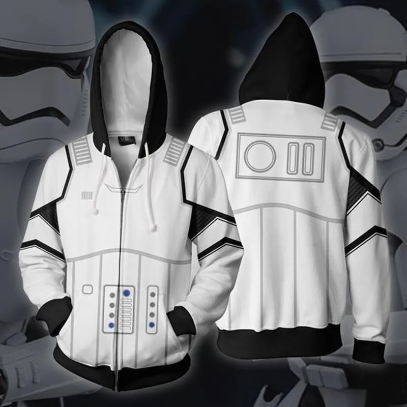 Movie Movie Star Wars Darth Vader Men Sweatshirts Hoodie Cosplay Costume Jackets Zipper Hoded
