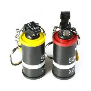 

Metal US Military M18 Pomegranate Smoke Bomb Model Cigarette Cigar Lighter Military Pendant Random color