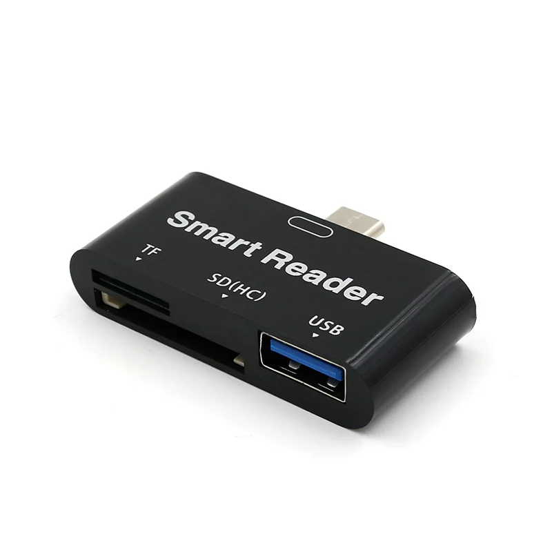 3 в 1 концентратор Type c OTG картридер C 0 USB 2 картридер|Картридеры| |