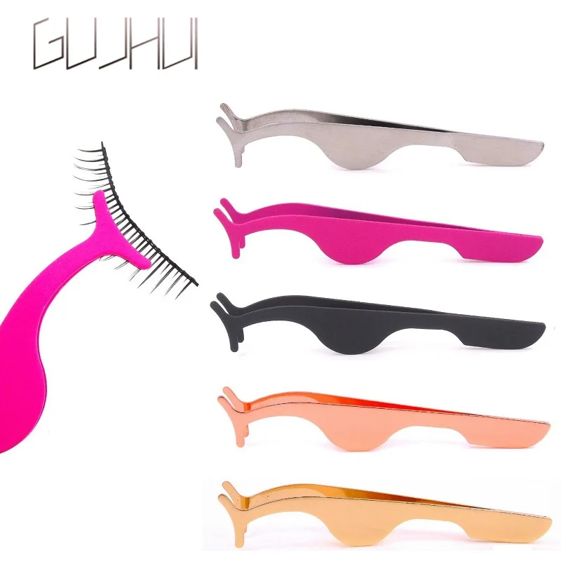 

1Pc False Eyelashes Curler Extension Stainless Eyelash Curler Tweezers Clip Eye Lash Makeup Tools For Lashes Applicator Remover