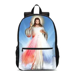Христианство Jejus Бог печати детский школьный рюкзак повседневное плечо Забавный пакет подростков рюкзак Mochila Mujer Bolsa Escolar