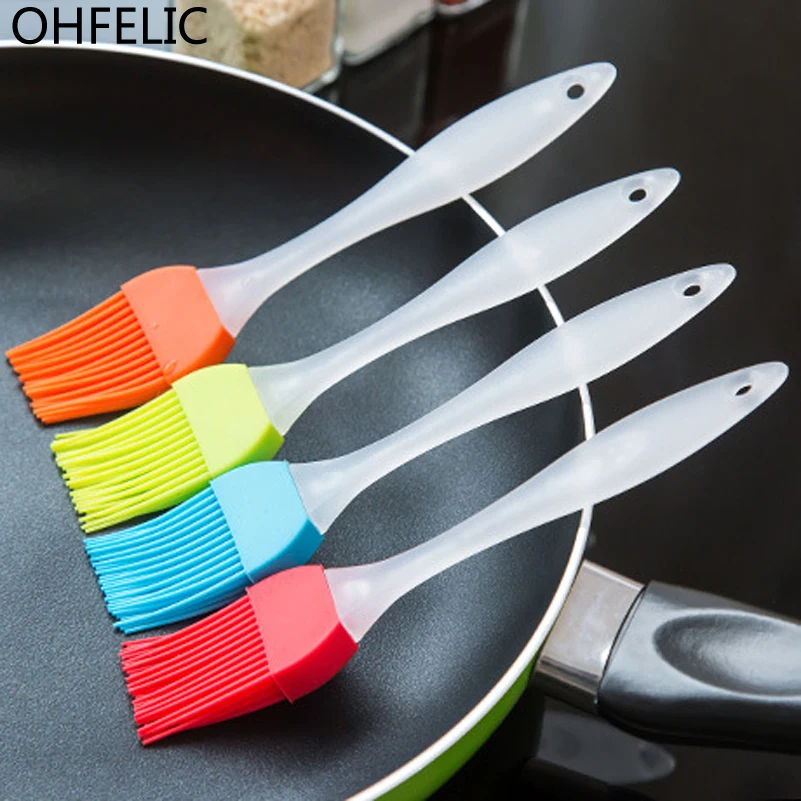 

2Pcs Silicone Pastry Brush Baking Bakeware BBQ Brushes Cake Pastry Bread Oil Cream Basting Tools Kitchen Accessories Gadgets