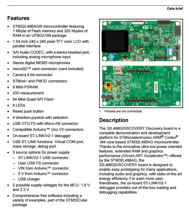 STM32L496G-DISCO INFO