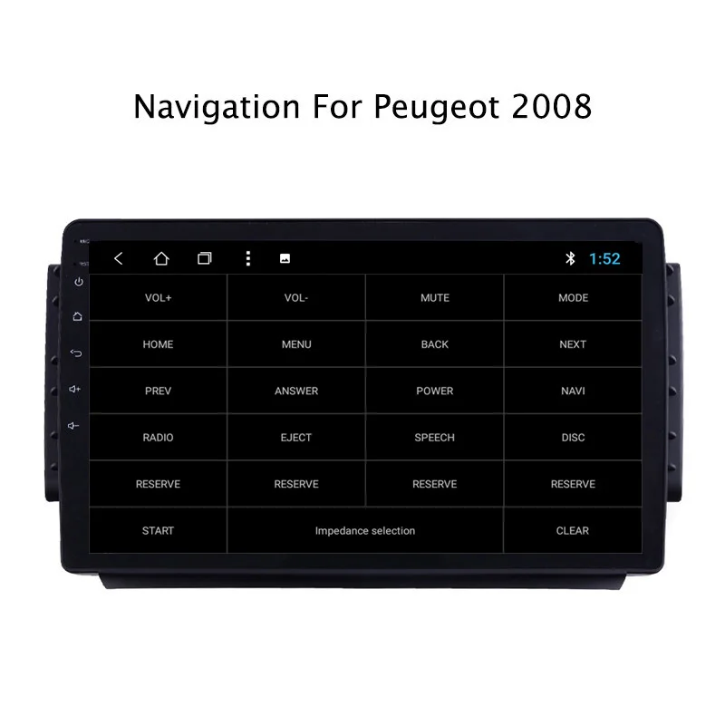 Flash Deal NAVITOPIA 9inch 2G RAM 32G ROM Android 8.1 Car DVD Multimedia GPS Navigation for Peugeot 2008 7