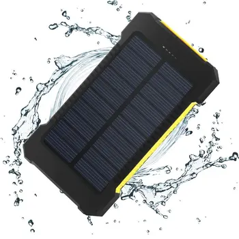 

Waterproof Solar Power Bank Real 20000 mAh Dual USB External Polymer Battery Charger Outdoor Light Lamp Powerbank Ferisi