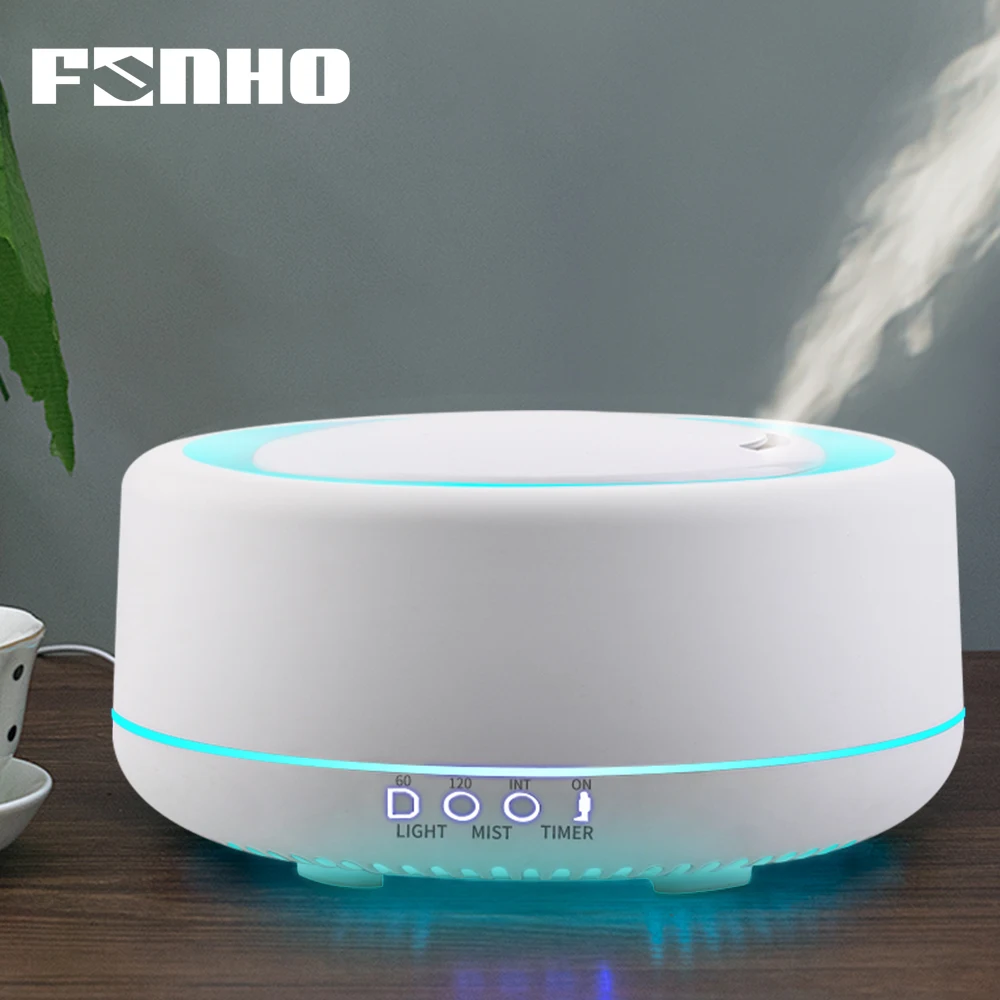 

FUNHO 1200ML Air Humidifier Ultrasonic USB Diffuser Aroma Essential Oil 7 Color LED Night light Cool Mist Purifier Humidificador