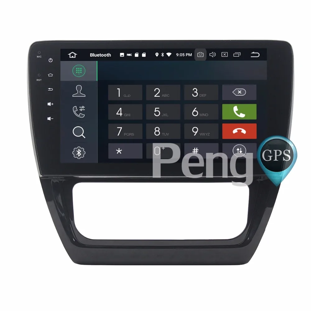 Clearance 4G+32G Octa Core 2 Din Stereo Android 8.0 Car Radio for VW Jetta Sagitar 2015-2017 SAGITAR 2012 -2014 GPS Navigation CD DVD 5