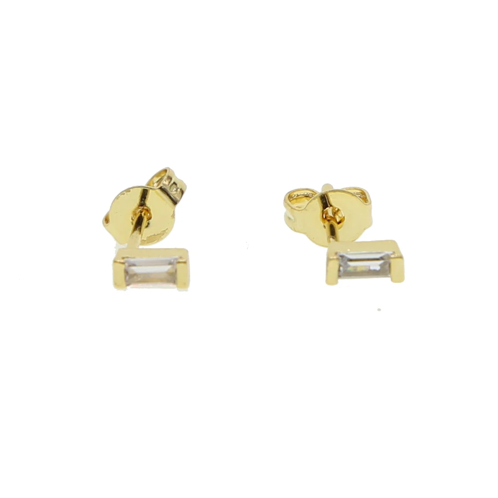 

delicate dainty minimal jewelry tiny small single cz stud gold color cheap wholesale women multi piece mini stud earrin