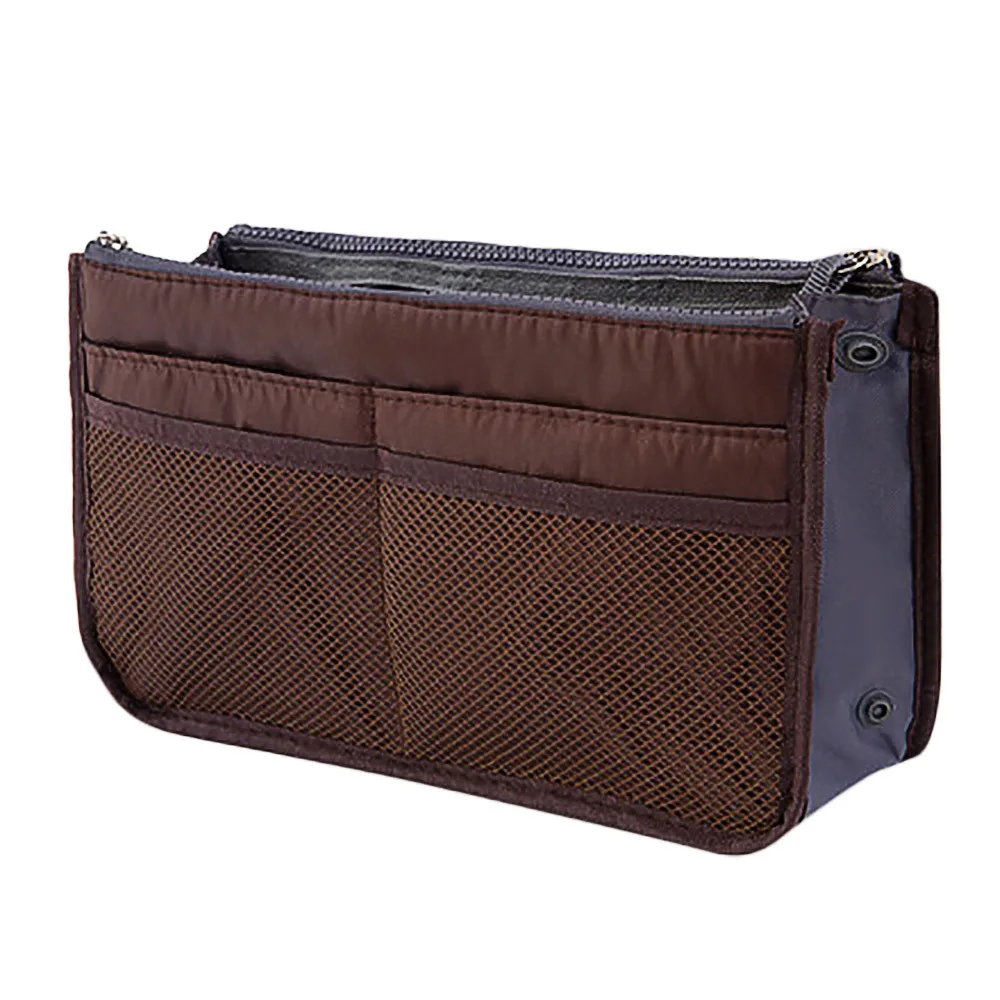 حقيبة مستحضرات تجميل التجميل حالة تخزين الأزياء جميلة التجميل حقيبة لالماكياج إدراج حقيبة يد المنظم بطانة مرتب K520