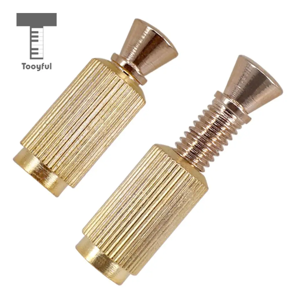 Tooyful  2Pc Electric Guitar Double Roll Tremolo Bridge Studs Elevating Screw