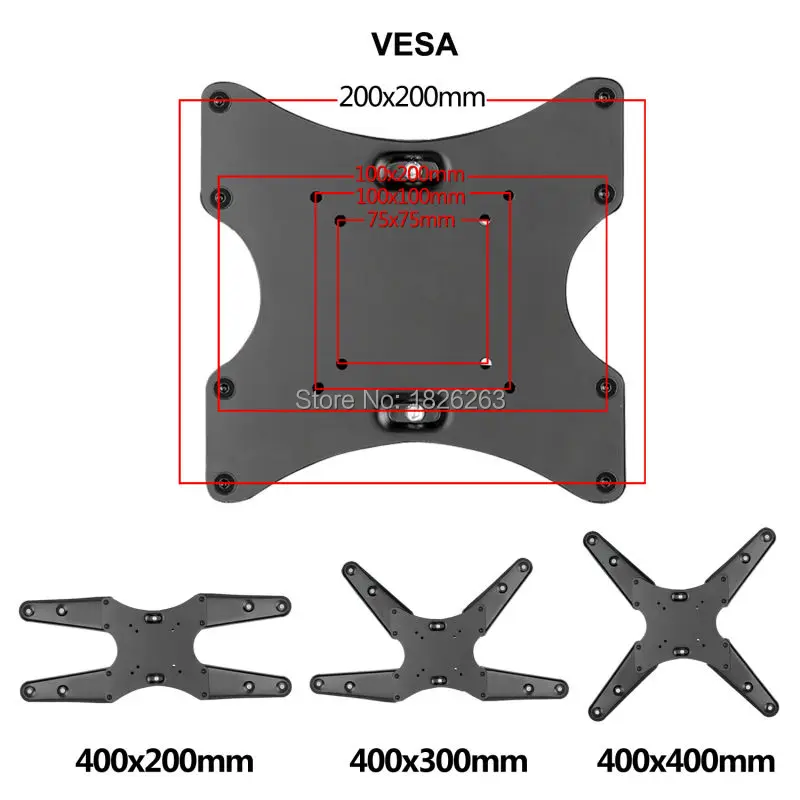 BL-MA4260 поворотный полный движения 2"-42" ЖК-светодиодный ТВ настенный монитор держатель Кронштейн Arm Макс. Загрузка 45 кг Макс. VESA 200x200 мм