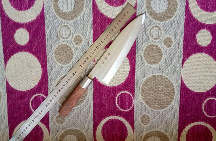 Liang Da 7 дюймов кухонный нож из нержавеющей стали Филейный нож японский Deba Кленовая ручка острый нож для рыбы инструменты для приготовления пищи