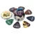 12 Штук гитарных медиаторов plectrum с 1 круглой металлической коробкой Case акустический электрический музыкальный инструмент guitar pick случайный цвет Медиаторов