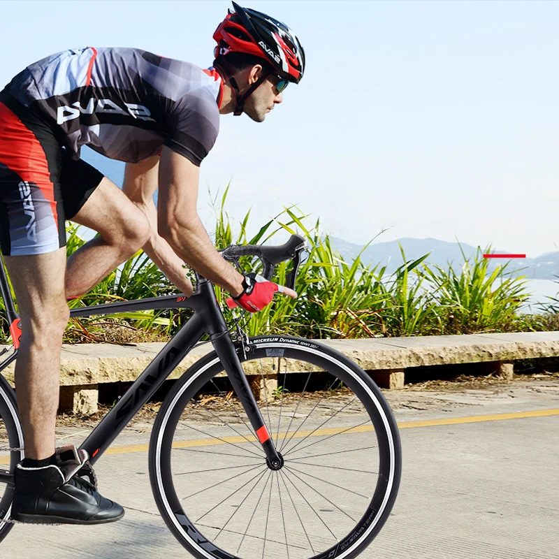 SAVA Road bike R8 Carbon road bike Carbon bike bicycle Racing roadbike with SHIMANO SORA R3000 18 Speed road bicycle carbon fork SAVA Road bike R8 Carbon road bike Carbon bike bicycle Racing roadbike with SHIMANO SORA R3000 18 Speed road bicycle carbon fork