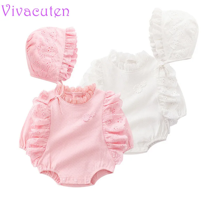 baby girl birthday bodysuit dress 1 year baby girls clothes 2019 long sleeve newborn clothes +hat  princess baby clothes