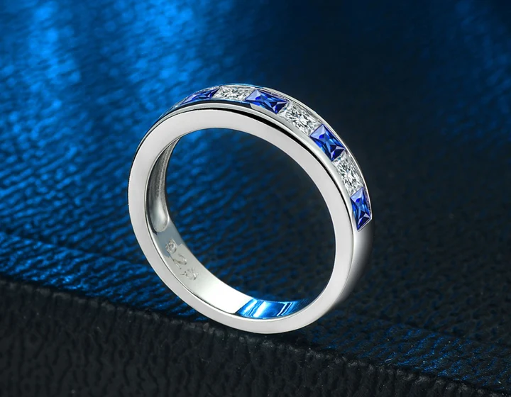 720 women wedding band sterling silver