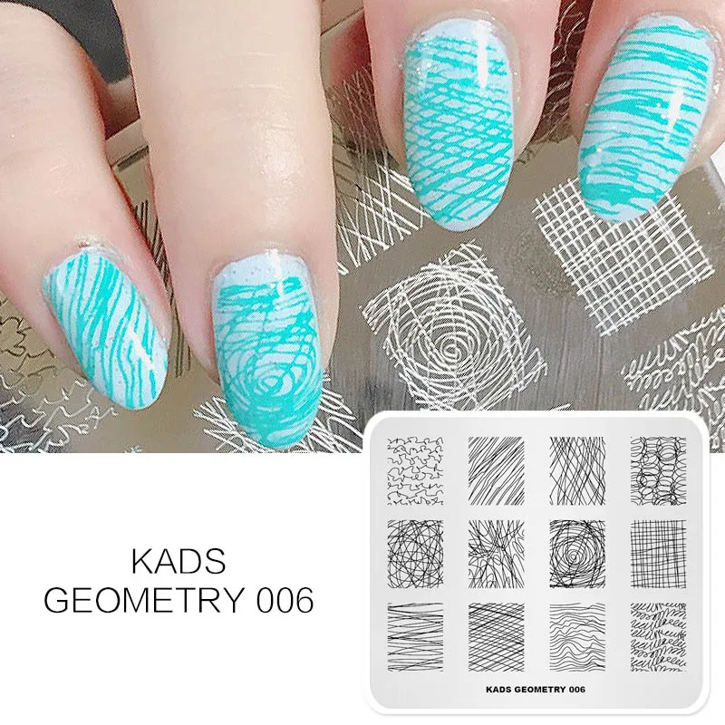 KADS стемпинг пластины для стемпинга 38 различный доступный дизайн штамп для стемпинга стемпинг для ногтей дизайн ногтей трафаре