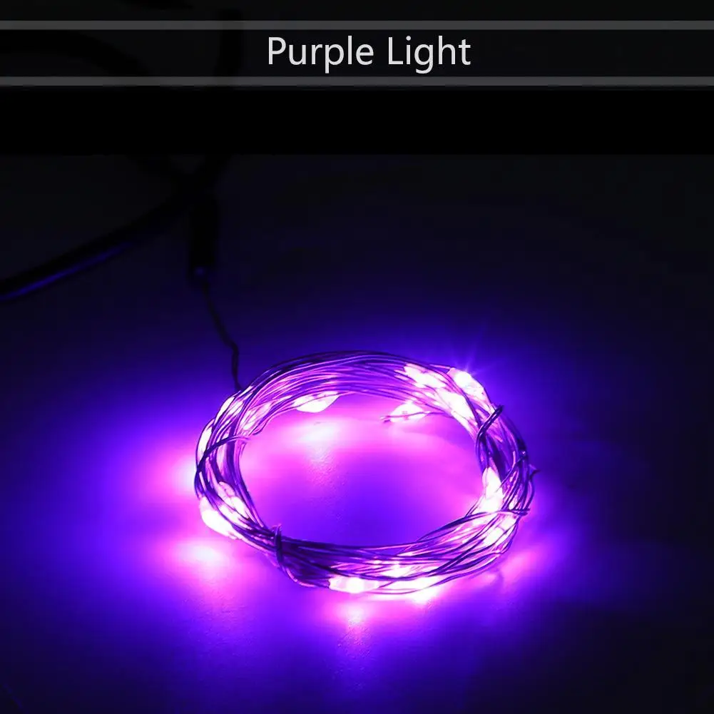 10 м 100 LED медная проволока гирлянда светодиодные сказочные огни для наружной