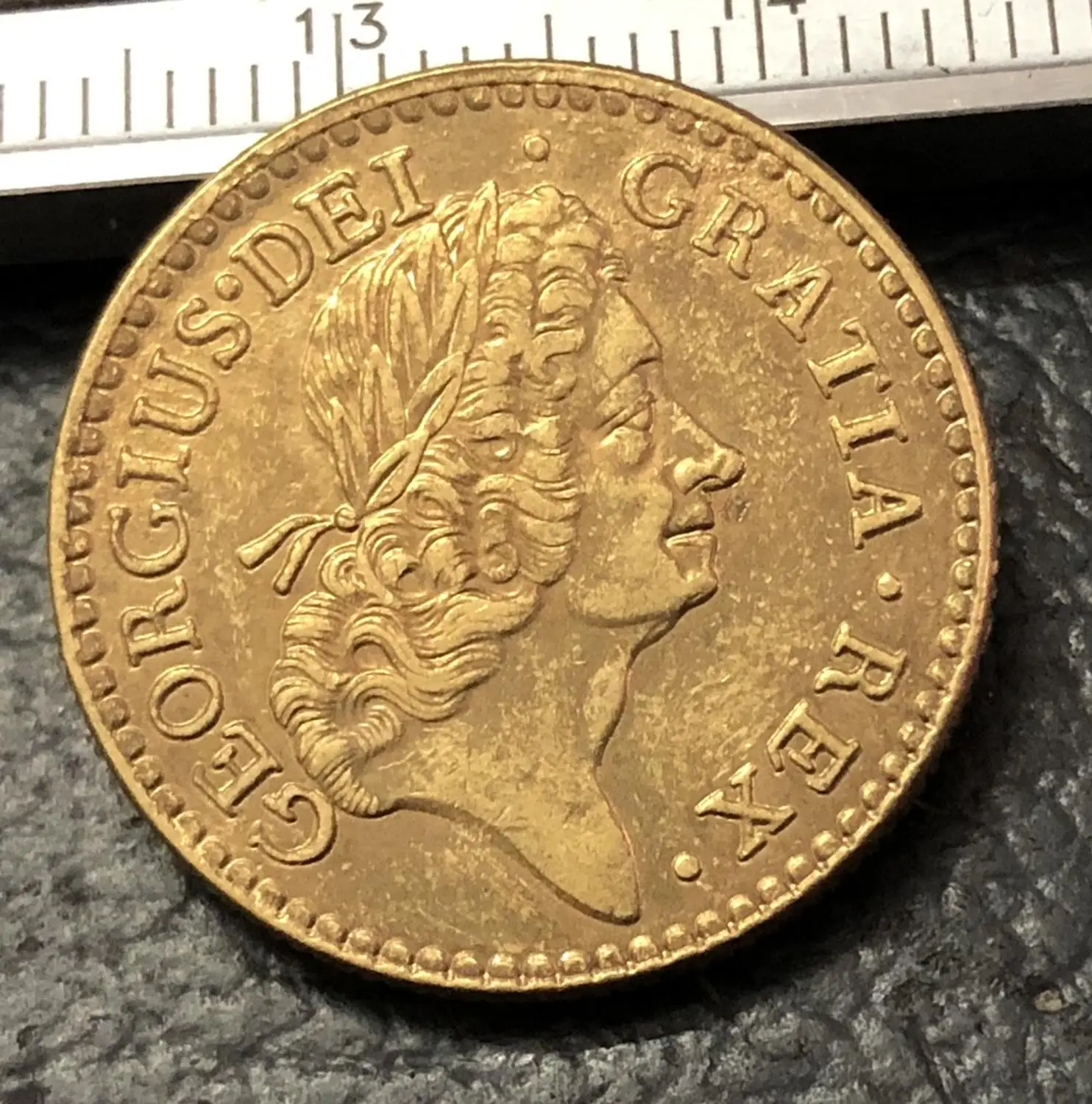 1723 Ireland 1 Farthing-Джордж I Медь Металл Имитация монеты