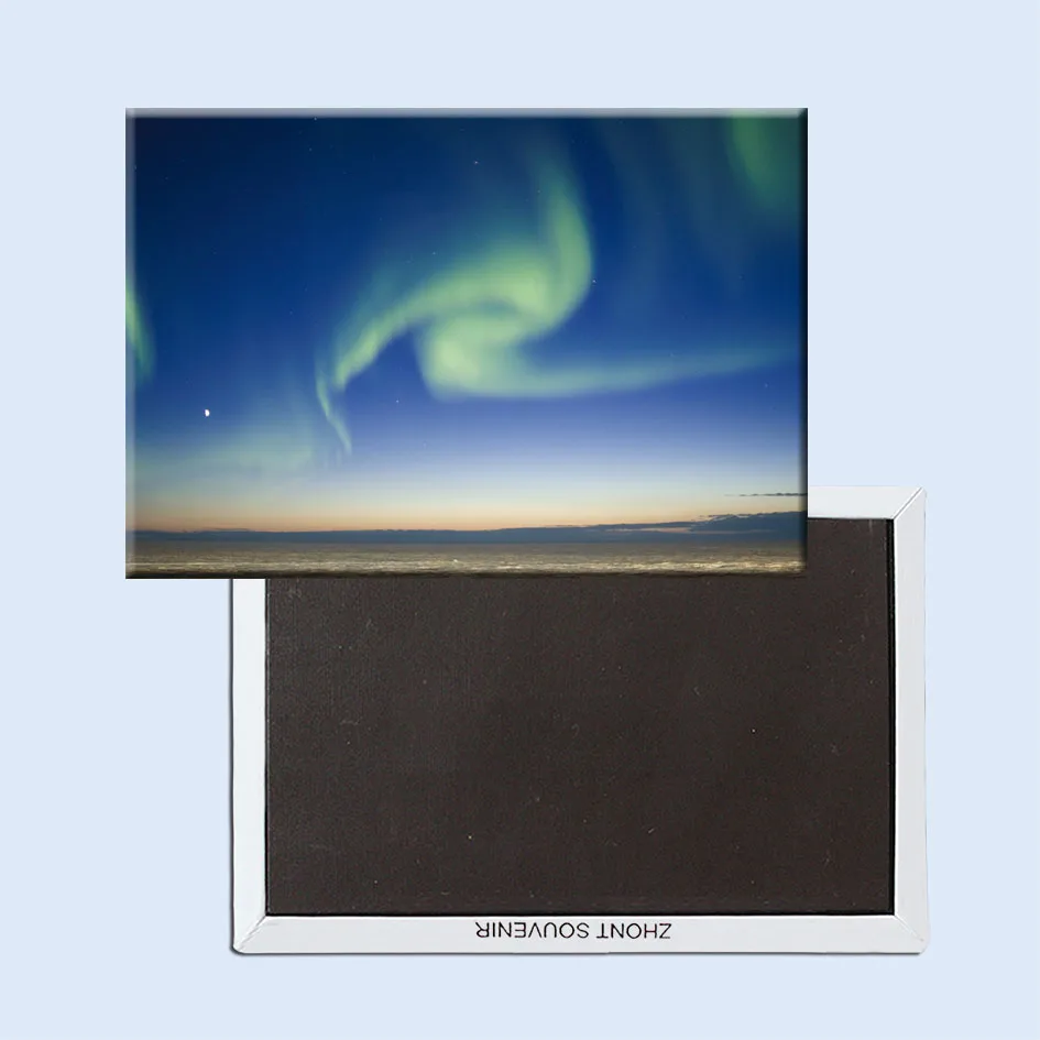 Aurora Borealis Northern Lights Streamers Fridge Magnets 21522 Tourist Gift | Дом и сад
