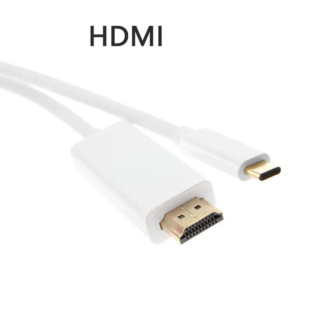 USB зарядный кабель 3 1 C Тип на HDMI 4k 2k HD для Mac book и Chrombook XPS13 ноутбука 8 M 6ft черного