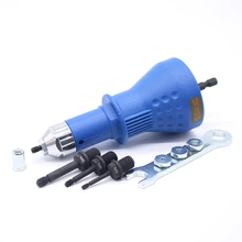 M3-M6 Rivet Nut Tool Adaptor Cordless Drill Adapter Rivet Nut Gun Battery Electrical Rivet Drill Riveting Machine
