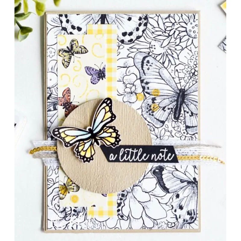 

Butterfly Transparent Clear Rubber Stamps Sheet Cling Hello Beautiful Words Stamp for scrapbooking PaperCard DIY Crafts