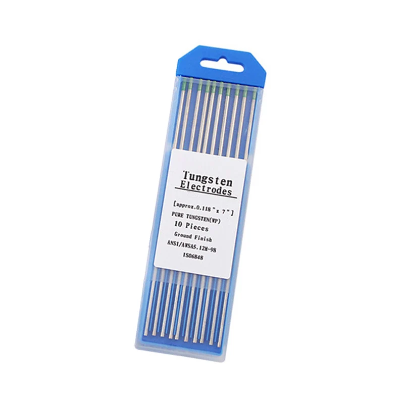 

Newly 10Pcs Pure Tungsten Electrode 1.0/1.6/2.0/2.4/3.0/3.2/4.0 x 175mm TIG Tungsten Needle XSD88