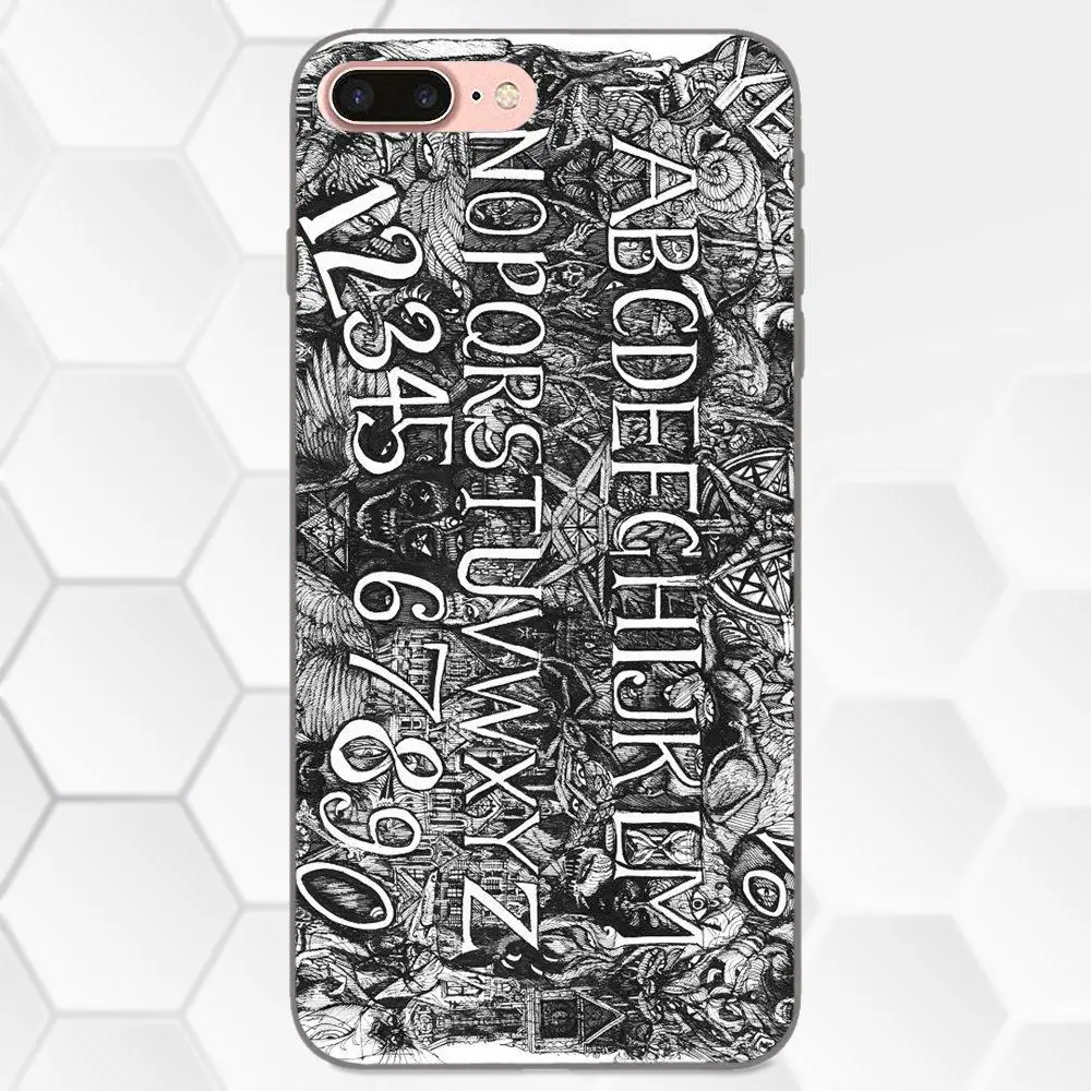 Мягкий Сотовый телефон Ouija Board для Apple iPhone 4 4S 5 5S SE 6 6S 7 8 Plus X XS Max XR|Бамперы| |