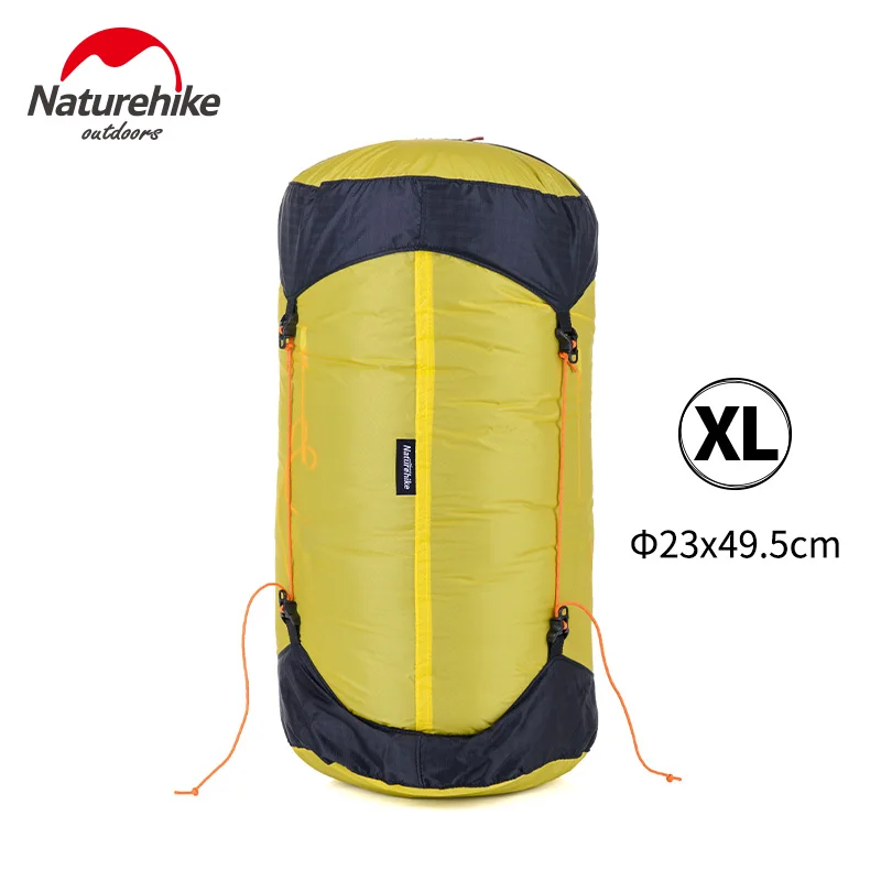 Jual NatureHike Outdoor Camping Pack Kompresi Tas Karung Barang 20D Nylon Silicone Penyimpanan Tahan Air Membawa Tas untuk Kantong Tidur