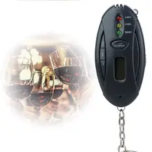 Светодиодный мини-фонарик брелок алькохометр Алкотестер парковочные гаджеты цифровой тестер на алкоголь с ЖК-таймером