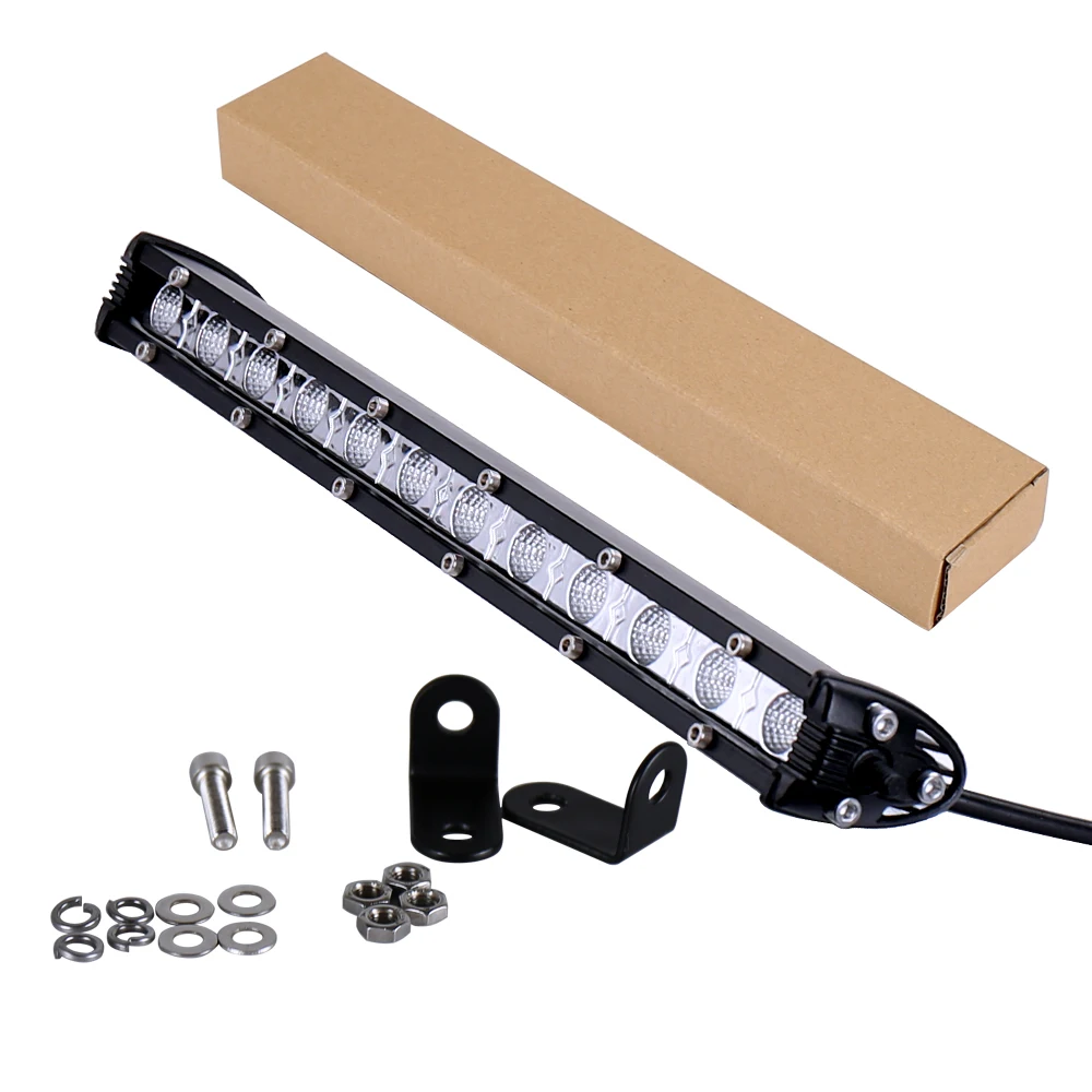 

LED Light Bars for Auto Cars thin type 36W Spot Light Flood Beam 12V for Motorcycle Offroad Car Accessories 1pcs