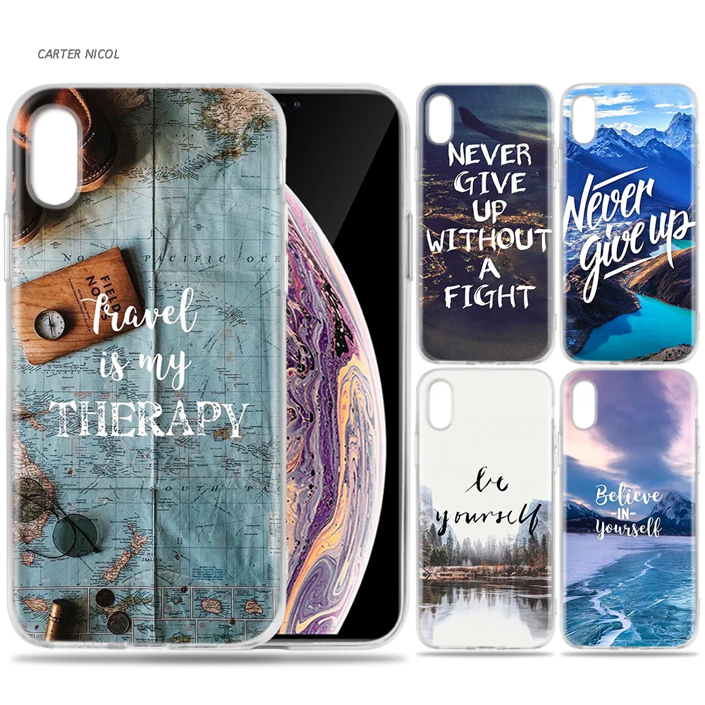 

Case for iPhone 7 8 6 6s Plus 5 5S SE 5C X XS MAX XR Silicone Coque Cases Cover Quotes Aesthetic Tumblr