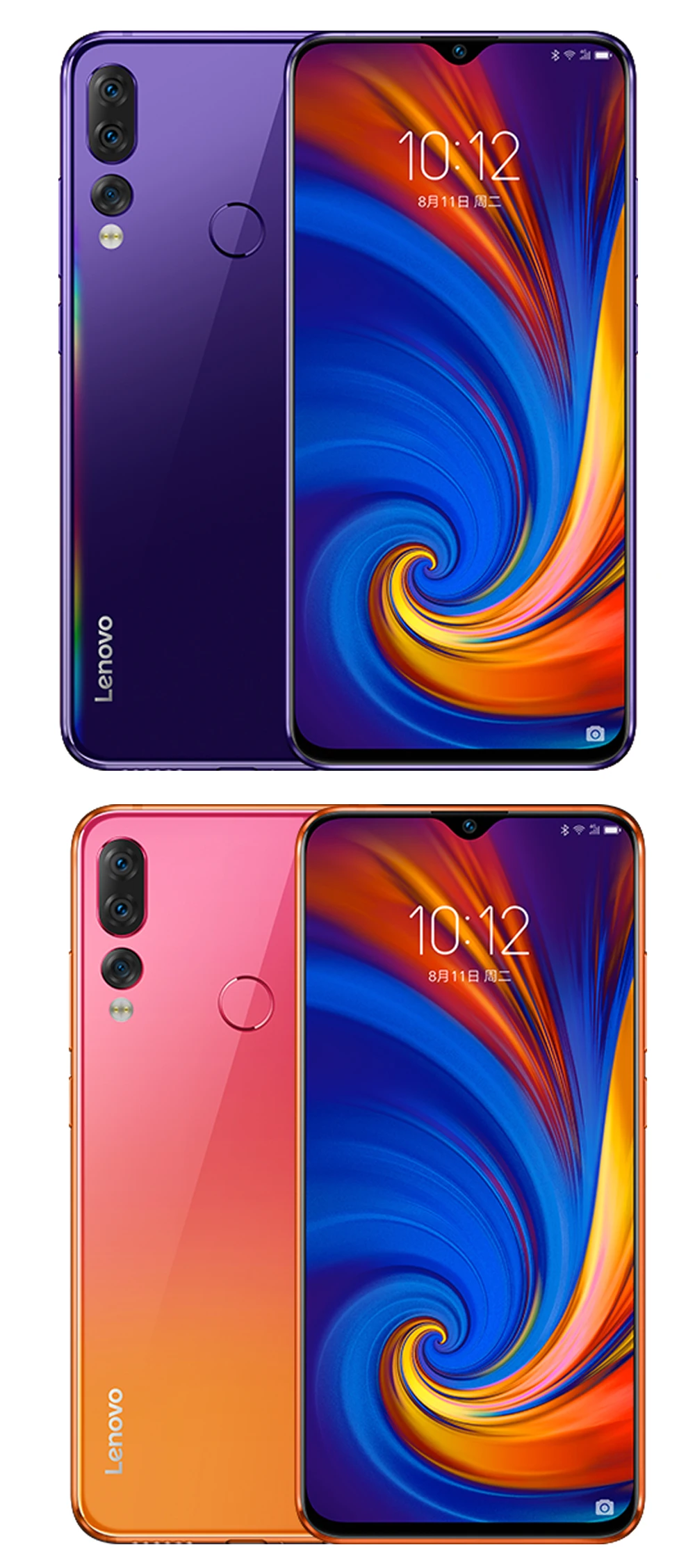 Lenovo Z5S L78071 6G 64G ZUI 6," QHD 2340X1080 мобильный телефон Snapdragon SDM710 Восьмиядерный Тройная задняя камера Face ID