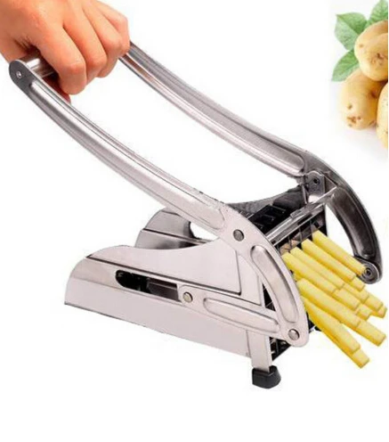  Stainless Steel Potato Cut Section Device Handmade Fries Vegetables Fruits Cutting Machine 