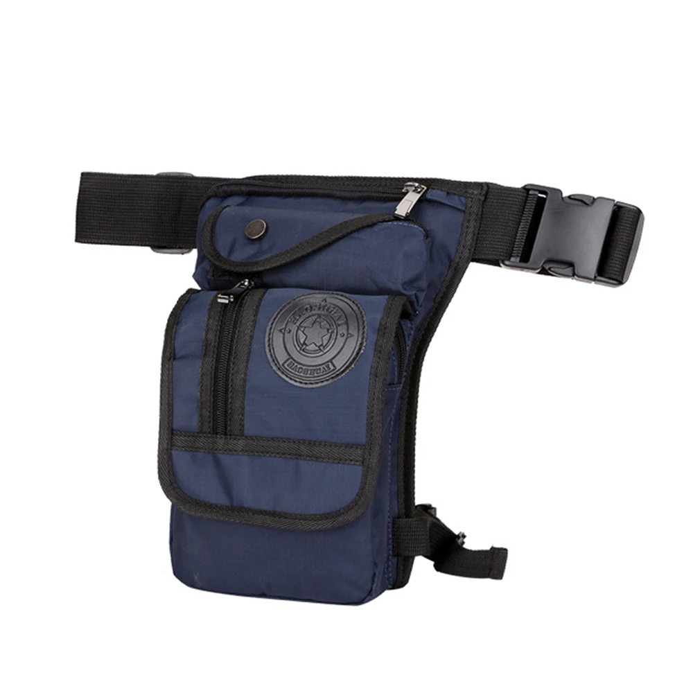

Men Waterproof Nylon Leg Bag Pack Hip bags Motorcycle Pouch For outdoor spots camping cycling