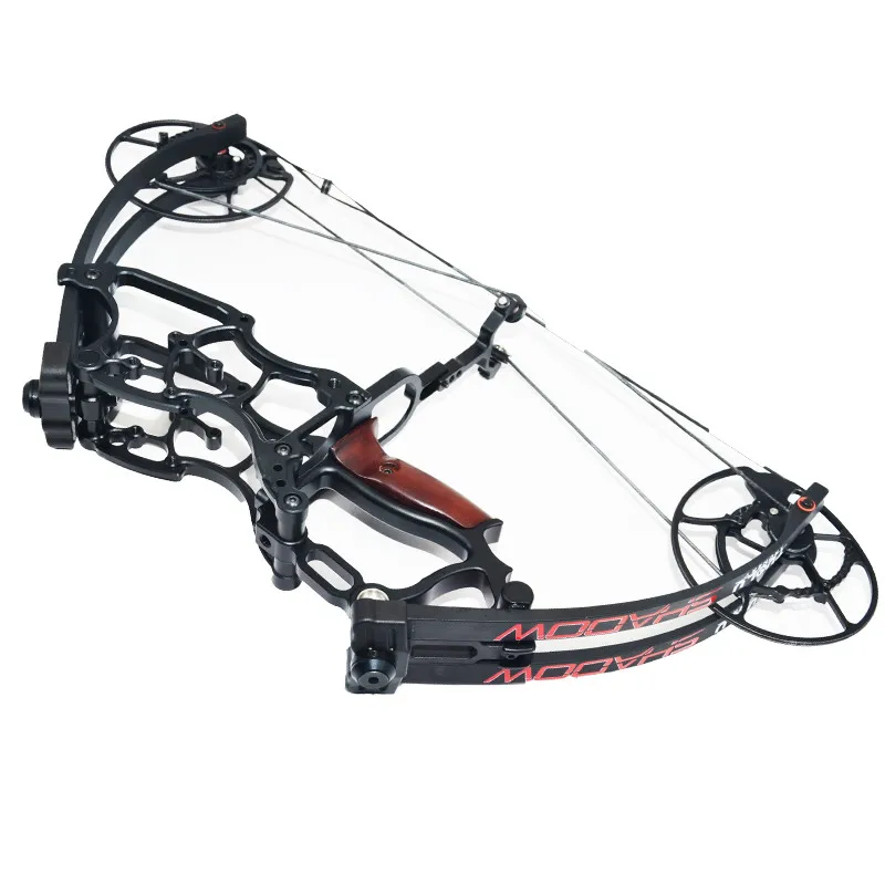 Arco de Caça Arco ao ar Arco Composto Carro Curto Eixo Triângulo Tiro Caça Peixe Jogo Livre Profissional 40-70lbs 12 Arco e flecha