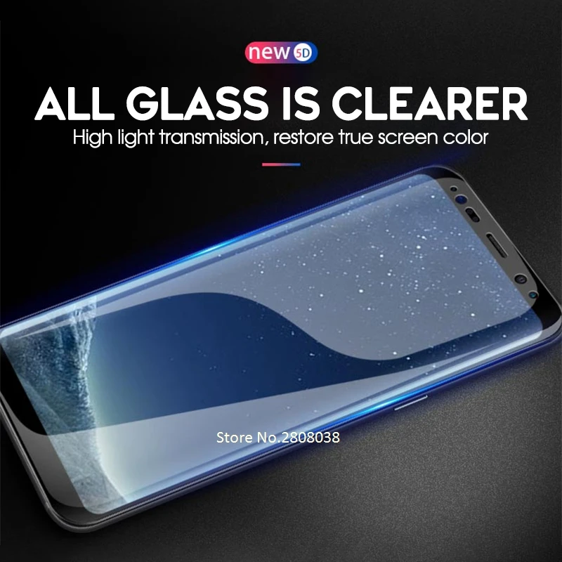 5D изогнутая полная Защита экрана для Samsung Galaxy A6 A4 A8 A9 J8 J4 J6 Plus 2018 Закаленное стекло
