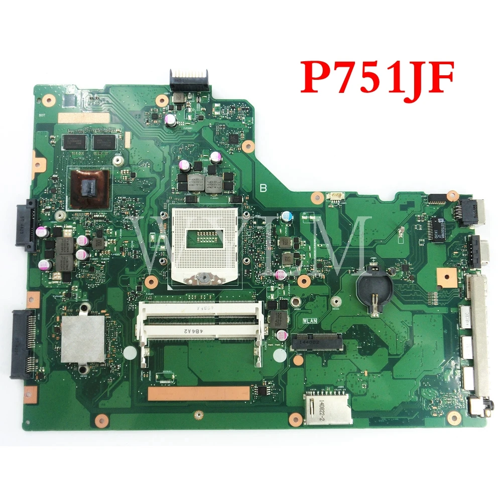 

P751JF mainboard REV2.0 For ASUS P751 P751J P751JA P751JF P751JD Laptop motherboard 100% Tested free shipping