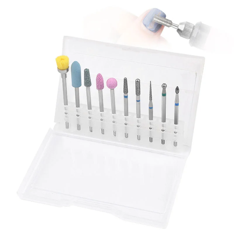 10pc-box-Nail-Art-Grinding-Drill-Bits-Electric-Manicure-Machine-Diamond-Bullet-Bit-Gel-Polish-Cuticle (2)