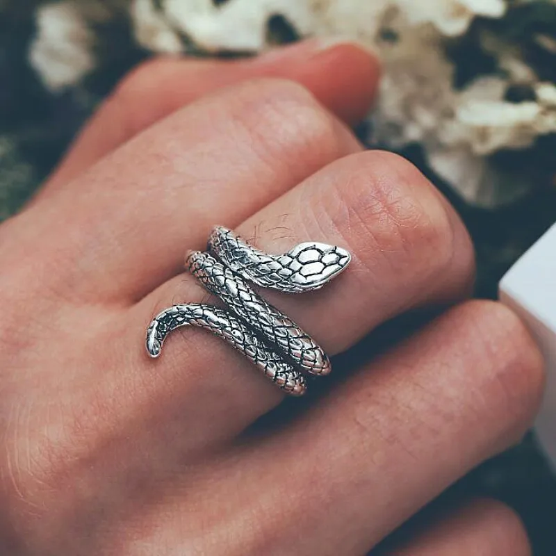 

Timlee R060 Free Shipping New Originality Retro Punk Animal Snake Alloy Finger Rings,Fashion Accessories Wholesale