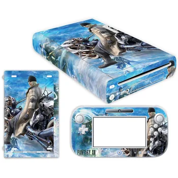 

free drop shipping Decal Skin Cover Sticker for Nintendo FOR Wii U WiiU Console Controller Accessories