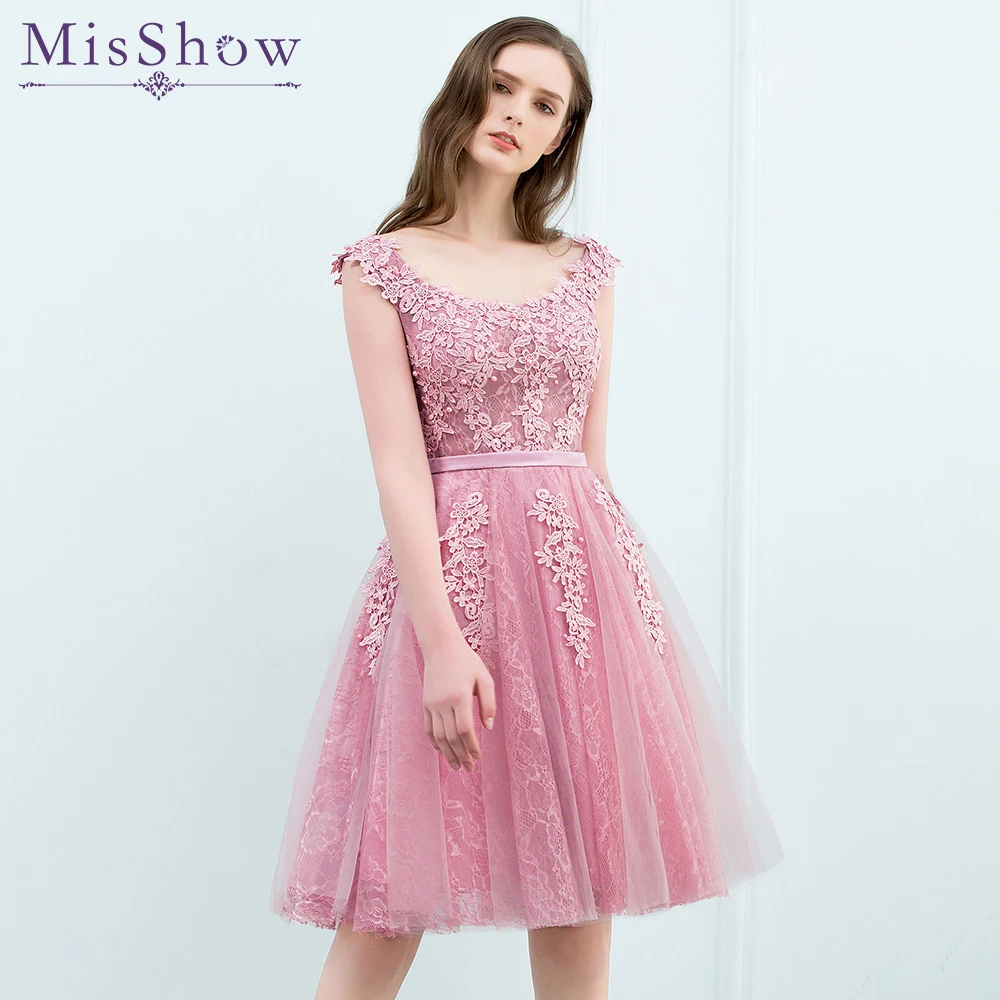 Женское вечернее платье розовое с жемчужной аппликацией|pink short prom dress|prom dressesshort