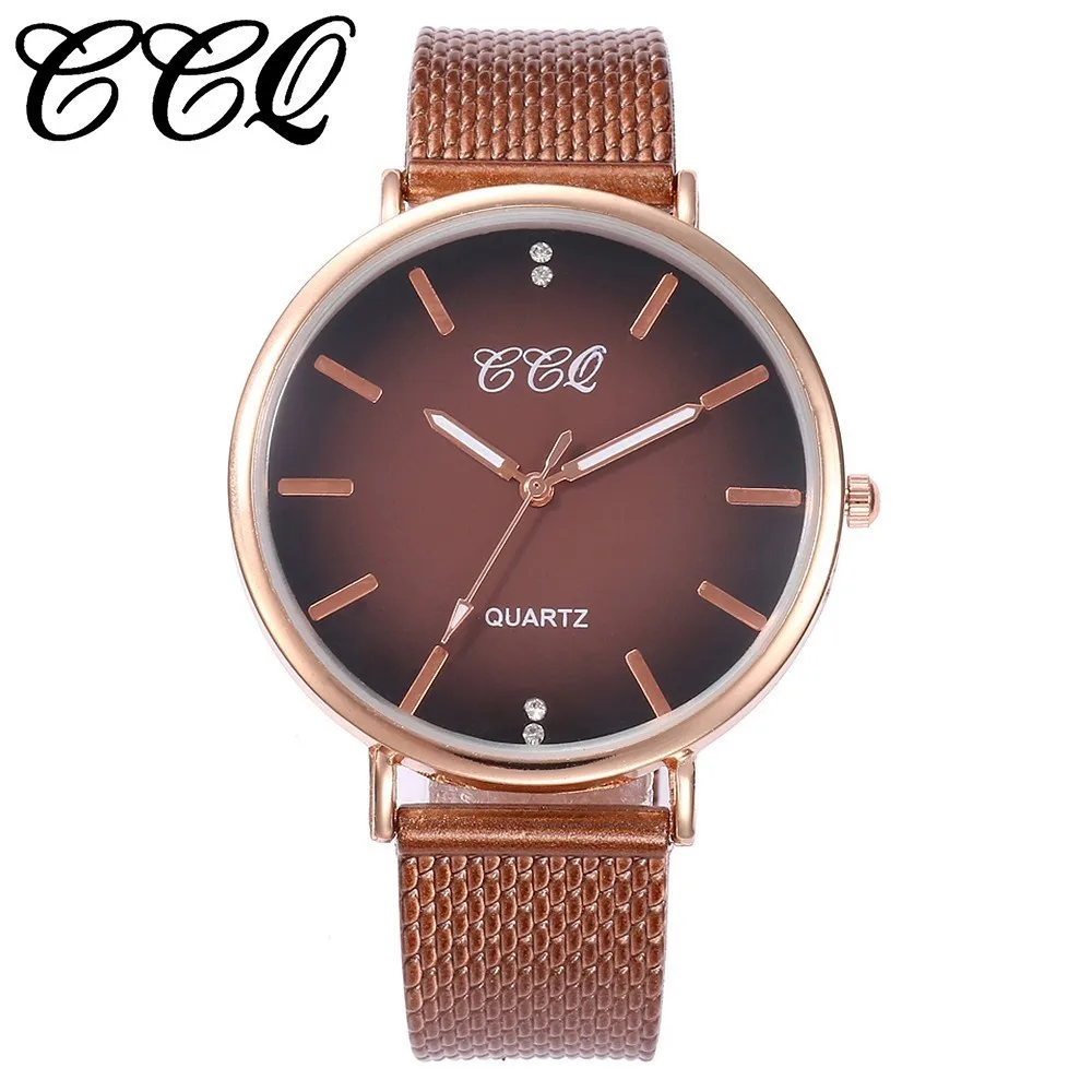 

Fashion Women Silicone Retro Gradient Rainbow Quartz Watch Luxury Ladies CCQ Brand Wrist Watch Female Clock Relogio Feminino