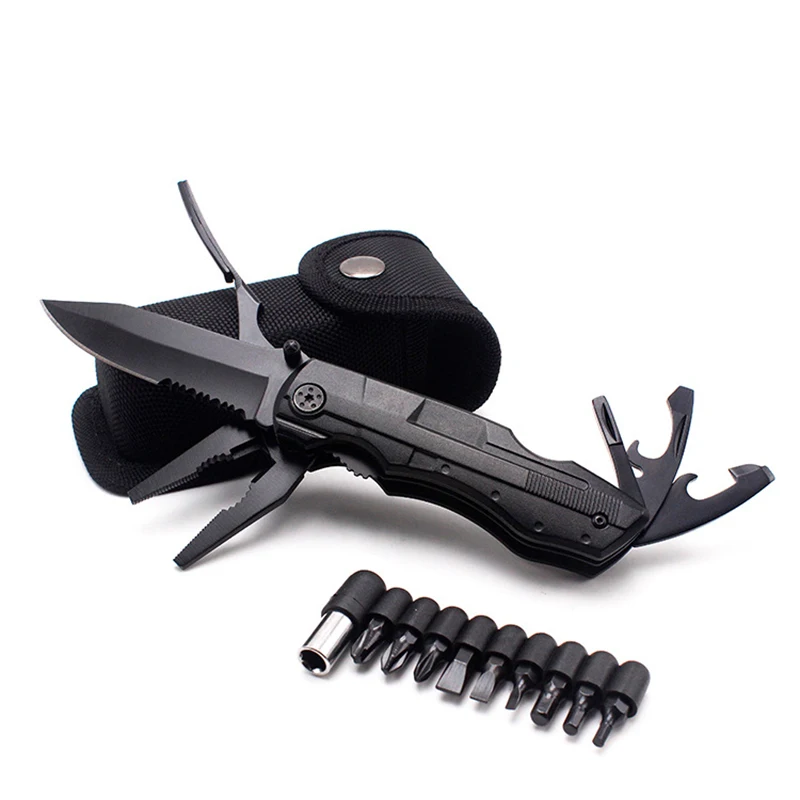 

EDC Multifunction Swiss Folding Knife Pliers Stainless Steel Army Knives Pocket Hunting Outdoor Camping Survival Knife Tool