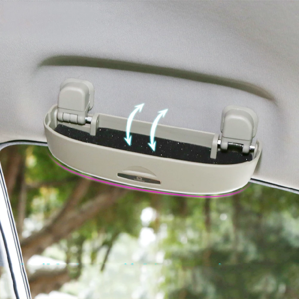 

Car Front sun glasses case box Auto decoration for Audi A6 A6L A3 A4 A4L A7 Q3 Q5 Q7 S5 A8 car styling