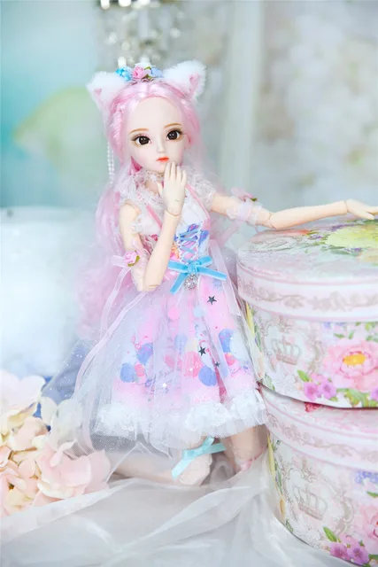 AX113 BJD 1/4 ドール本体 Candy 球体関節人形 ハンドメイド